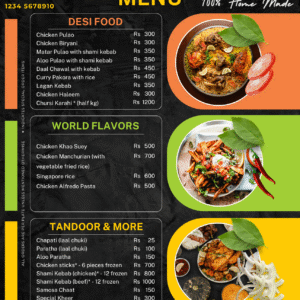 flyer-food-menu